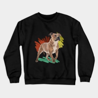 The Staffordshire Bull Terrier Crewneck Sweatshirt